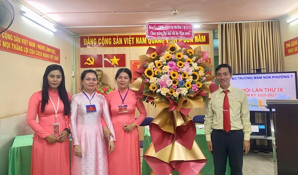 Chi bộ trường Mầm non Phường 7
Đại hội lần thứ IX - Nhiệm kỳ 2025-2027