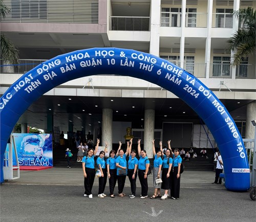 Trường mầm non Phường 8 tham gia hội thi  STEAM ROBOTICS và ngày hội chuyển đổi số năm 2024