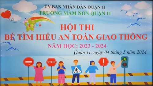 Hội thi “BÉ TÌM HIỂU AN TOÀN GIAO THÔNG”