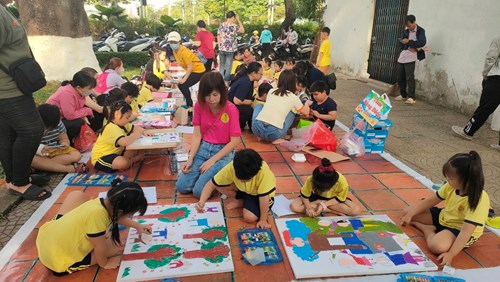 Kết quả tham gia Hội thi Nét vẽ xanh cấp quận năm 2024