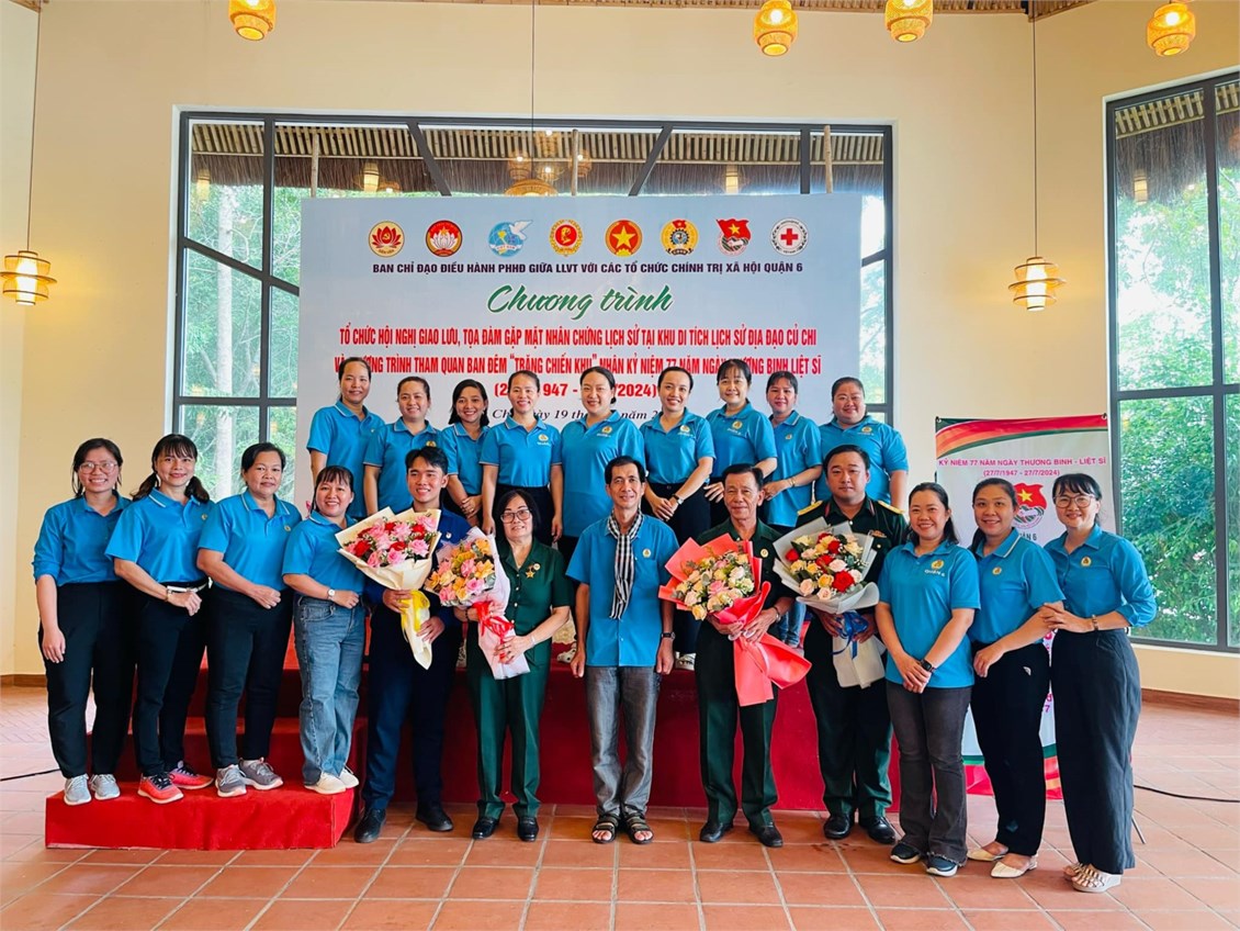Công đoàn tham gia về nguồn tại khu di tích lịch sử Địa đạo Củ Chi
