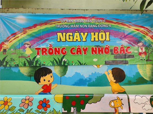 Ngày hội  Trồng cây nhớ Bác  năm học 2023-2024