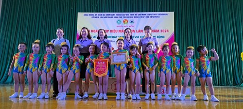 Tham gia liên hoan nhịp điệu mầm non lần 1 - huyện hóc môn