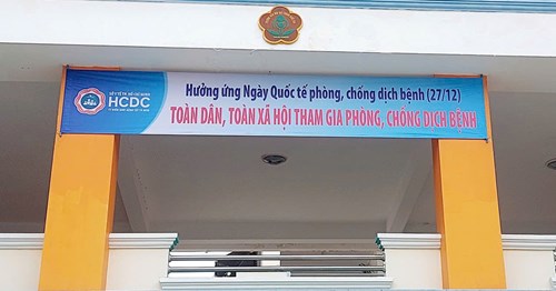 Trường Mầm non Rạng Đông Quận 6 tuyên truyền hưởng ứng Ngày Quốc tế phòng chống dịch bệnh 27/12   Toàn dân, toàn xã hội tham gia phòng chống dịch bệnh  của HCDC năm học 2024 - 2025.