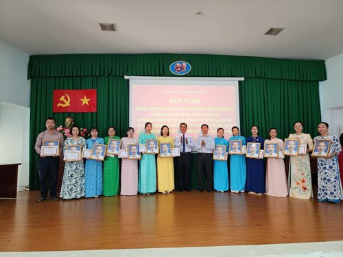 Chi bộ Trường Mầm non Sao Mai dự họp mặt Kỷ niệm 94 năm ngày thành lập Đảng Cộng Sản Việt Nam (03/02/1930 - 03/02/2024) và 03 đảng viên được nhận giấy khen  Đảng viên hoàn thành xuất sắc nhiệm vụ năm 2023 