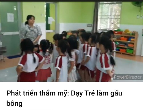 Lĩnh vực phát triển thẩm mỹ
 DẠY TRẺ LÀM GẤU BÔNG
GV: Nguyễn Lan Thanh
Lớp: 5-6 tuổi
Năm học: 2023-2024