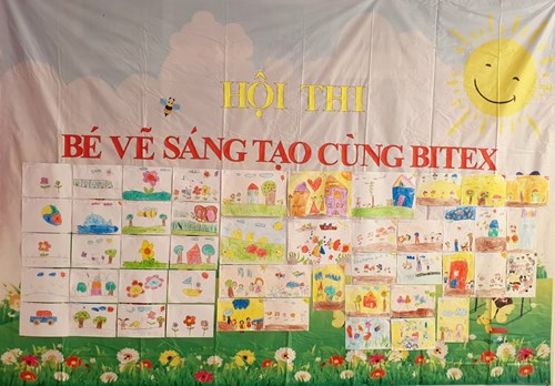 Hội thi Bé vẽ sáng tạo cùng Bitex năm học 2023 - 2024