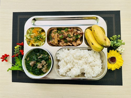 Thực đơn trưa Mẫu giáo thứ tư ngày 17/01/2024