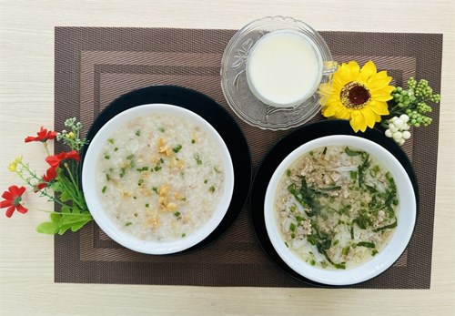 Thực đơn sáng thứ tư ngày 24/01/2024