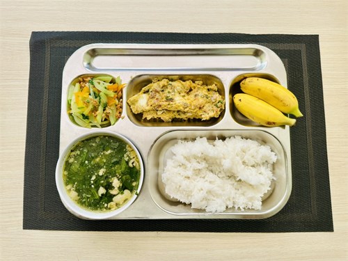 Thực đơn trưa Mẫu giáo thứ năm ngày 25/01/2024