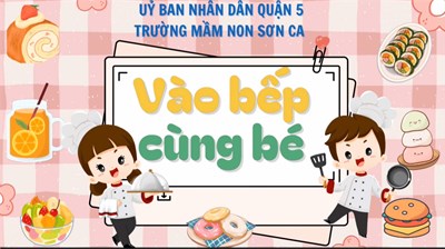 Vào bếp cùng bé