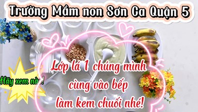 Vào bếp cùng bé