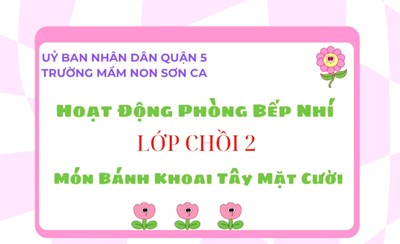 Vào bếp cùng bé