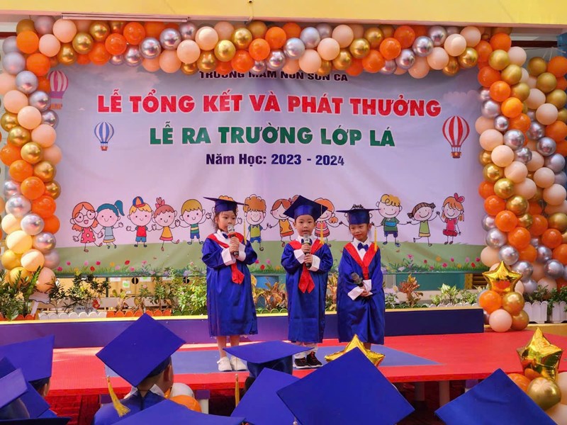 Lễ ra trường lớp lá năm học 2023-2024