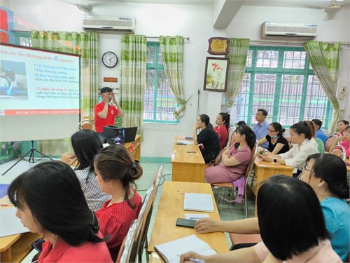 Tập huấn bồi dưỡng sơ cấp cứu năm học 2023-2024