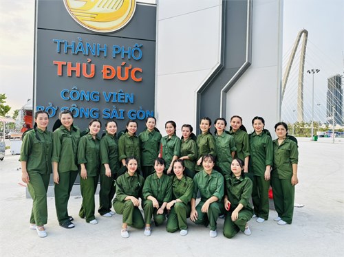 Trường Mầm non Sơn Ca 3 tham gia thi nhảy Flacmost năm 2024 tại Công viên bờ sông Thành Phố Thủ Đức ngày 01.02.2024