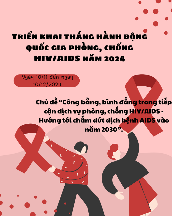 Tháng hành động quốc gia phòng chống hiv/aids năm 2024
