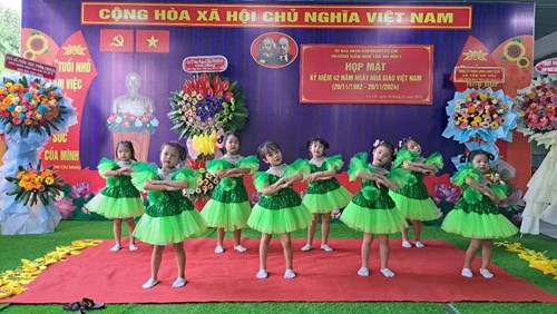 Trường Mầm non Tân An Hội 1 Họp mặt  Kỷ niệm 42 năm ngày nhà giáo Việt Nam (20/11/1982-20/11/2024). Một số hình ảnh của buổi lễ.