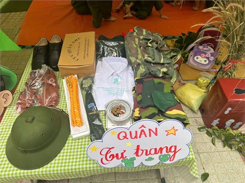 Trường Mầm non Quận hân hoan chào mừng kỷ niệm 80 năm  Ngày thành lập Quân đội Nhân dân Việt Nam (22/12/1944 – 22/12/2024)