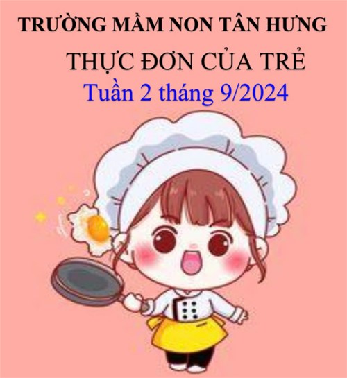 Thực đơn tuần 3 tháng 9 năm 2024