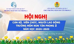 Hội nghị Cán bộ - Viên chức - Người lao động năm học 2024-2025