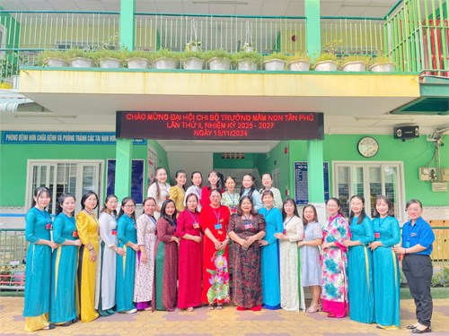 Đại hội Chi bộ Trường Mầm non Tân Phú lần thứ II, nhiệm kỳ 2025-2027.