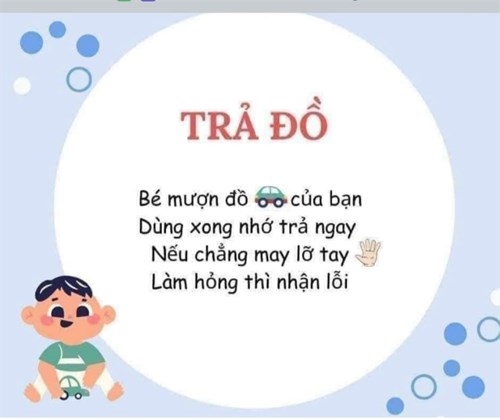 Một số bài thơ hay dạy kỹ năng sống cho bé.