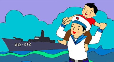 Bài thơ : Chú bộ đội hải quân 