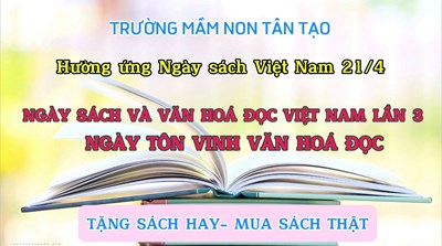 Hưởng ứng Ngày sách Việt Nam 21/4