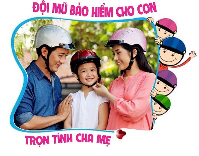 Hãy đội mũ bảo hiểm cho em