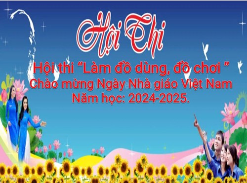 Trường Mầm non Thạnh An tổ chức Hội thi “Làm đồ dùng, đồ chơi ” Chào mừng Ngày Nhà giáo Việt Nam 20/11 năm học: 2024-2025.