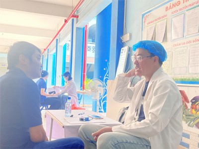 Trường Mầm non Thiên Lý tổ chức khám sức khỏe cho CB - GV - NV đầu năm học 2024 - 2025