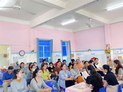 Trường Mầm non Thiên Lý tổ chức họp phụ huynh học sinh đầu năm, năm học 2024-2025