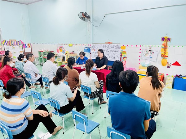 Họp Phụ huynh học sinh cuối năm học 2023-2024 - Lớp Chồi 2, Lá 3