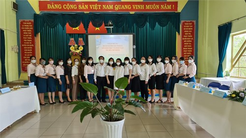Đón đoàn chính thức Chuẩn quốc gia - Kiểm định chất lượng năm học 2021-2022