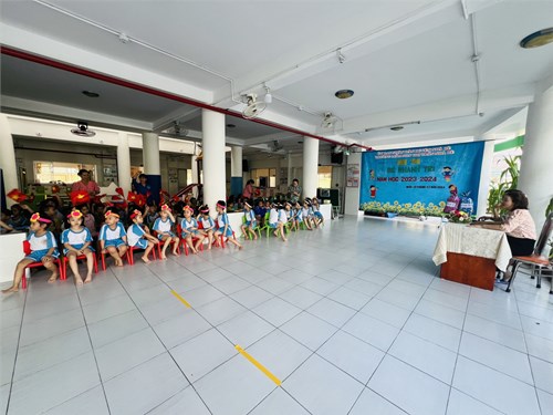 Hội thi Bé nhanh trí năm học 2023-2024.