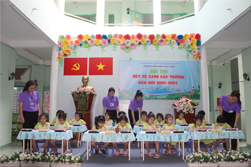 Hội thi nét vẽ xanh cấp trường năm học 2023-2024