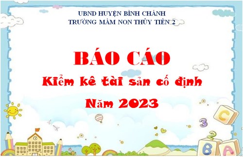 Báo cáo kiểm kê tài sản cố định năm 2023