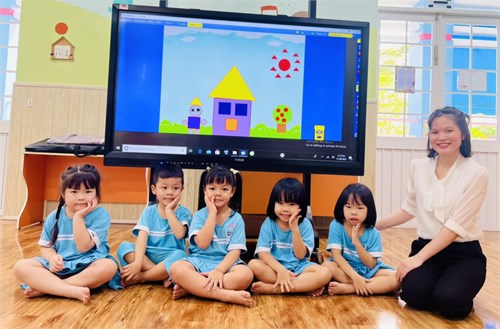 Triển khai chuyên đề trường:  Tổ chức các hoạt động cho trẻ làm quen với toán trong trường mầm non 