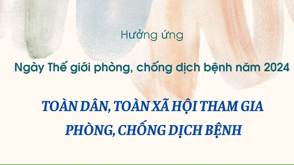 Hưởng ứng Ngày Quốc tế phòng chống dịch bệnh  27/12/2024