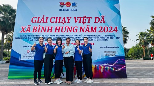 GiẢI CHẠY VIỆT DÃ XÃ BÌNH HƯNG NĂM 2024. 
☘️☘️☘️Chi đoàn MN Thuỷ Tiên 2 ☘️☘️☘️