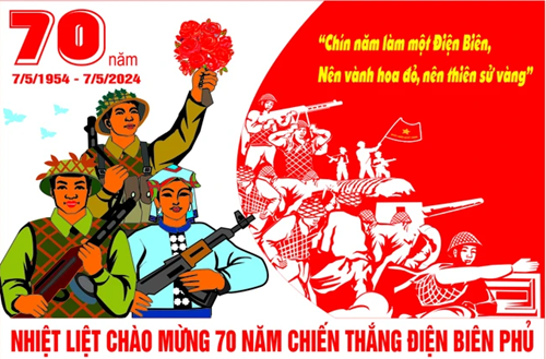 Tuyên truyền các hoạt động Kỷ niệm 70 năm Chiến thắng Điện Biên Phủ (07/5/1954 - 07/5/2024)