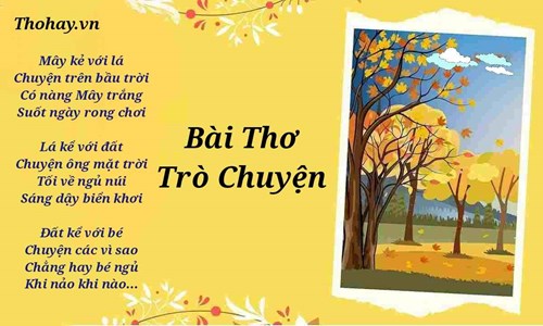 Bài thơ:  Trò chuyện 
