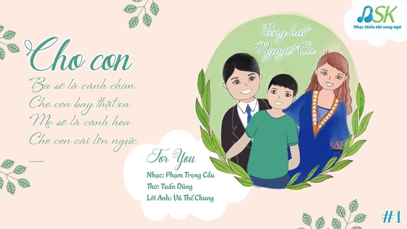 Bài hát:  Cho con 