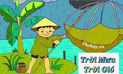 Đồng dao:  Trời mưa trời gió 