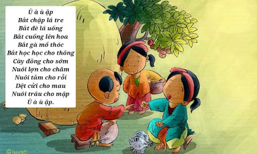 Đồng dao:  Ù à ù ập 
