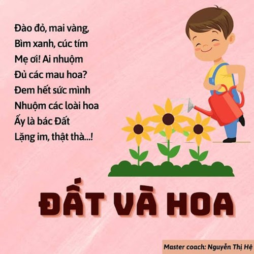Bài thơ:  Đất và hoa 
