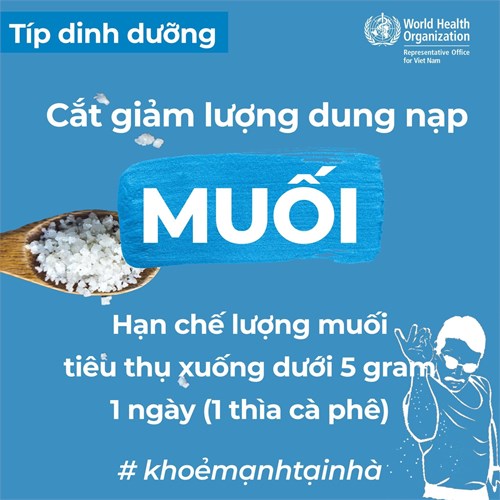 Chế độ ăn giảm muối và vai trò của muối với sức khỏe