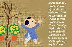 Bài thơ: Mười ngón tay