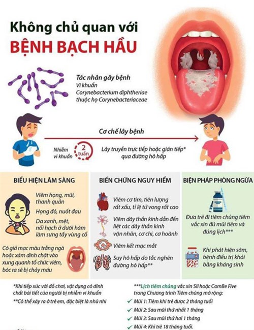 Bệnh Bạch hầu là gì